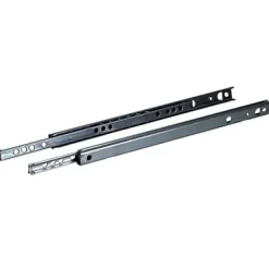 Coulisse billes fixation latérale Diall acier zingué L.347 mm