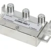 Coupleur / découpleur TV 2 entrées UHF/SAT - Fiche F