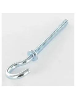 Crochet Métaux à collerette M5X50 Acier zingué - 10 pièces