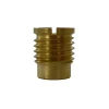 Écrou en laiton 15 x 17 mm. vendu par 4 pièces