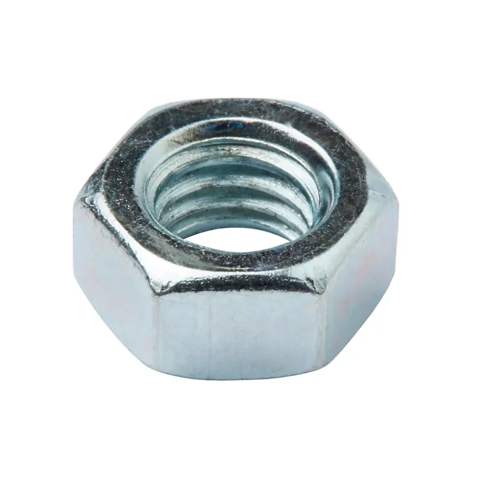 Écrous hexagonaux en acier zingué ø 8 - 200 pièces