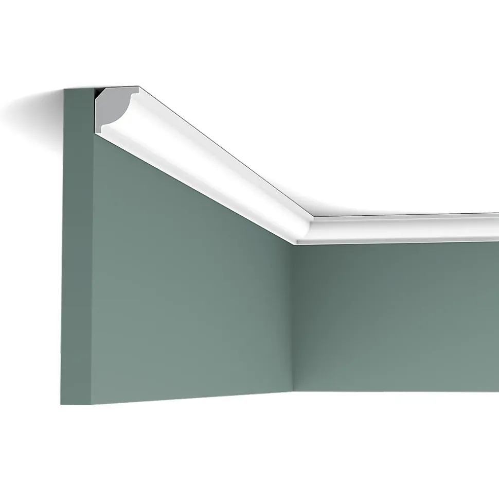 CX132 Corniche plafond Orac Decor - 2x2x200cm (h x p x L) - moulure décorative polymère A l'unité