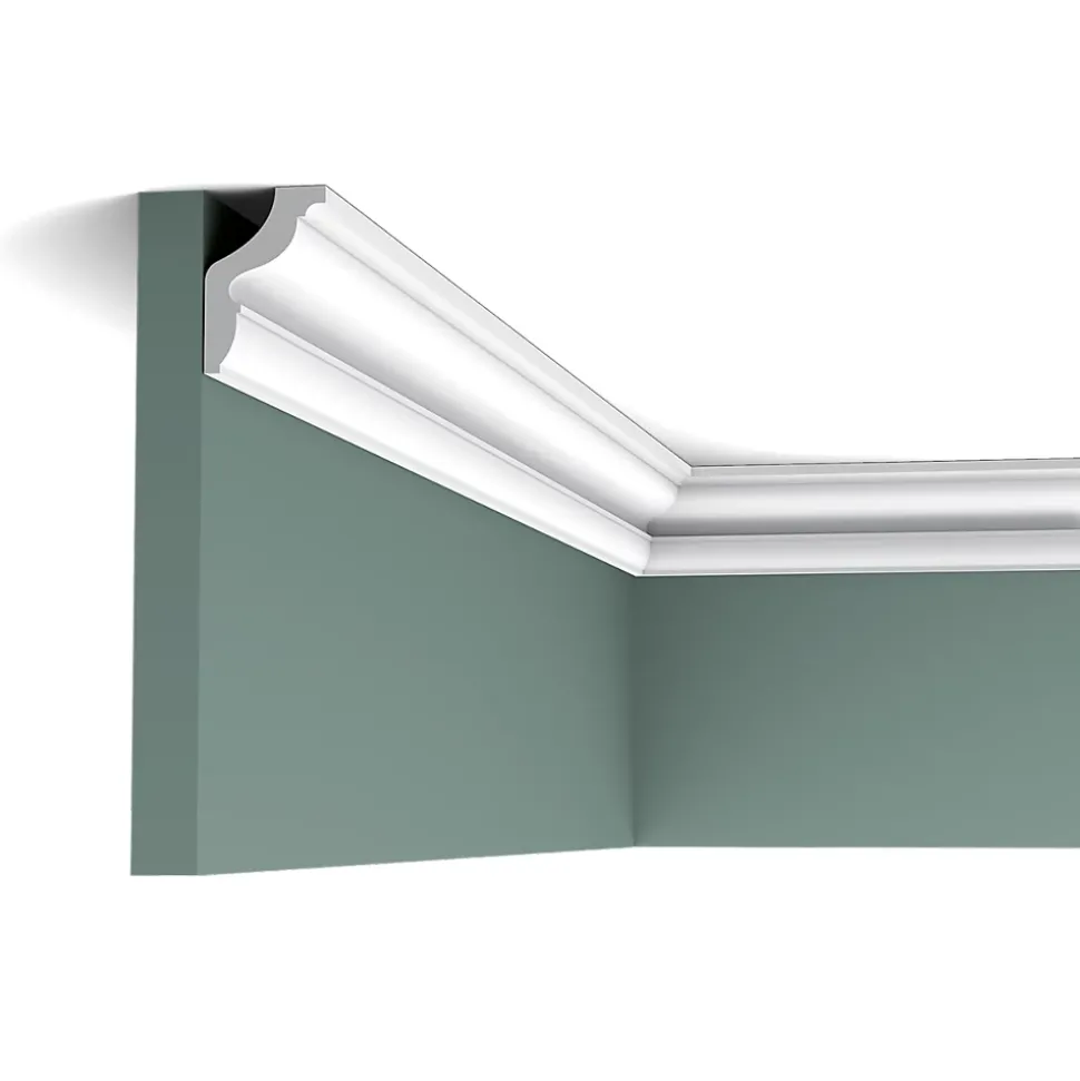 CX111 Corniche Plafond Orac Decor - 2,5x1,5x200cm (h x p x L) - moulure décorative polymère Carton complet