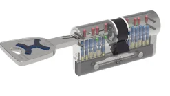 Cylindre débrayable Bricard Mistral 2 entrées 35x35 mm