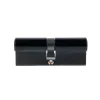 Cylindre de Serrure 40X40 mm finition PVD noir Vachette V5 3 clés