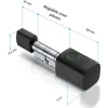 Cylindre Électronique de Serrure Connectée Ouverture Code, RFID & Smartphone