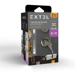Cylindre 45/45 pour serrure connectée Extel Lock - Extel - 720113