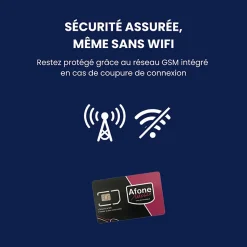 Daewoo - Alarme maison sans fil avec écran tactile 7'' AM353 - 1 caméra extérieure autonome et 1 intérieure et 17 accessoires - Sa