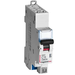 Disjoncteur auto / auto DNX3 4500 - départ - 4,5 kA - courbe C - 20 A - Legrand