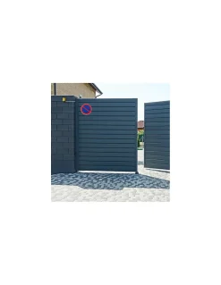Disque de signalisation Stationnement interdit, polystyrène rigide adhésif, diamètre 180mm - THIRARD