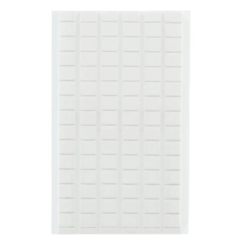 Double face repositionnable 3M 11 x 15 mm blanc, 36 carrés 300 g