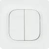 Double interrupteur Jacobsen Kennet blanc complet