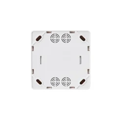 Double interrupteur va-et-vient monobloc en saillie étanche Jacobsen Sigurd blanc complet
