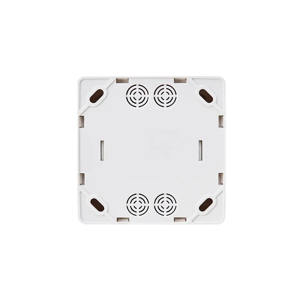 Double interrupteur va-et-vient monobloc en saillie étanche Jacobsen Sigurd blanc complet