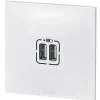 Double prise USB Legrand Neptune Blanc mat