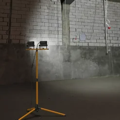 Double projecteurs de travail filaire sur trépied 20W