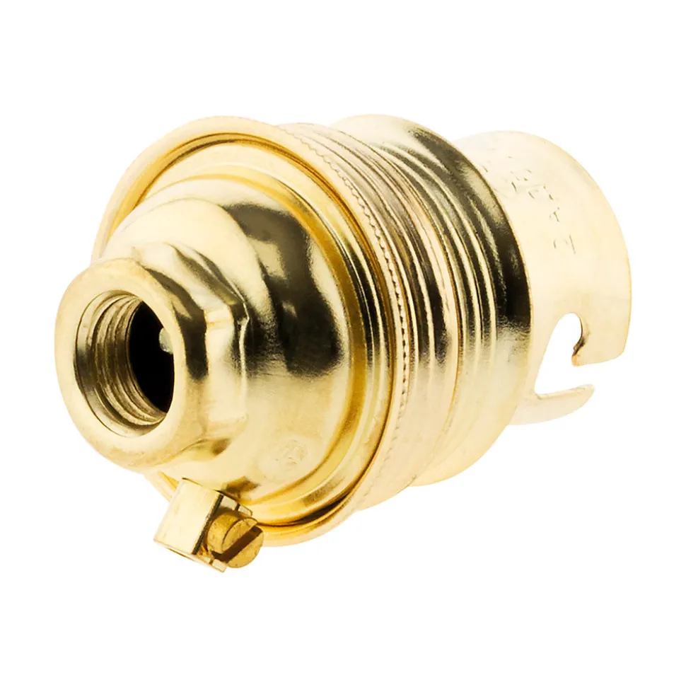 Douille B22 acier laitonné double bague - Zenitech