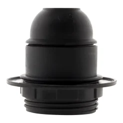 Douille E27 + bague - Noir - Zenitech