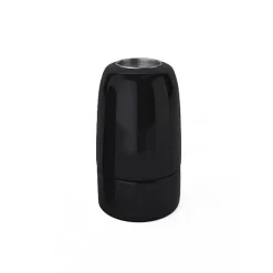 Douille E14 en Porcelaine Noire Vintage Élégance Rétro pour Illuminer Votre Intérieur