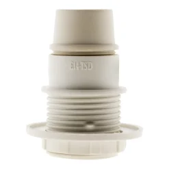 Douille E14 simple bague - Blanc - Zenitech