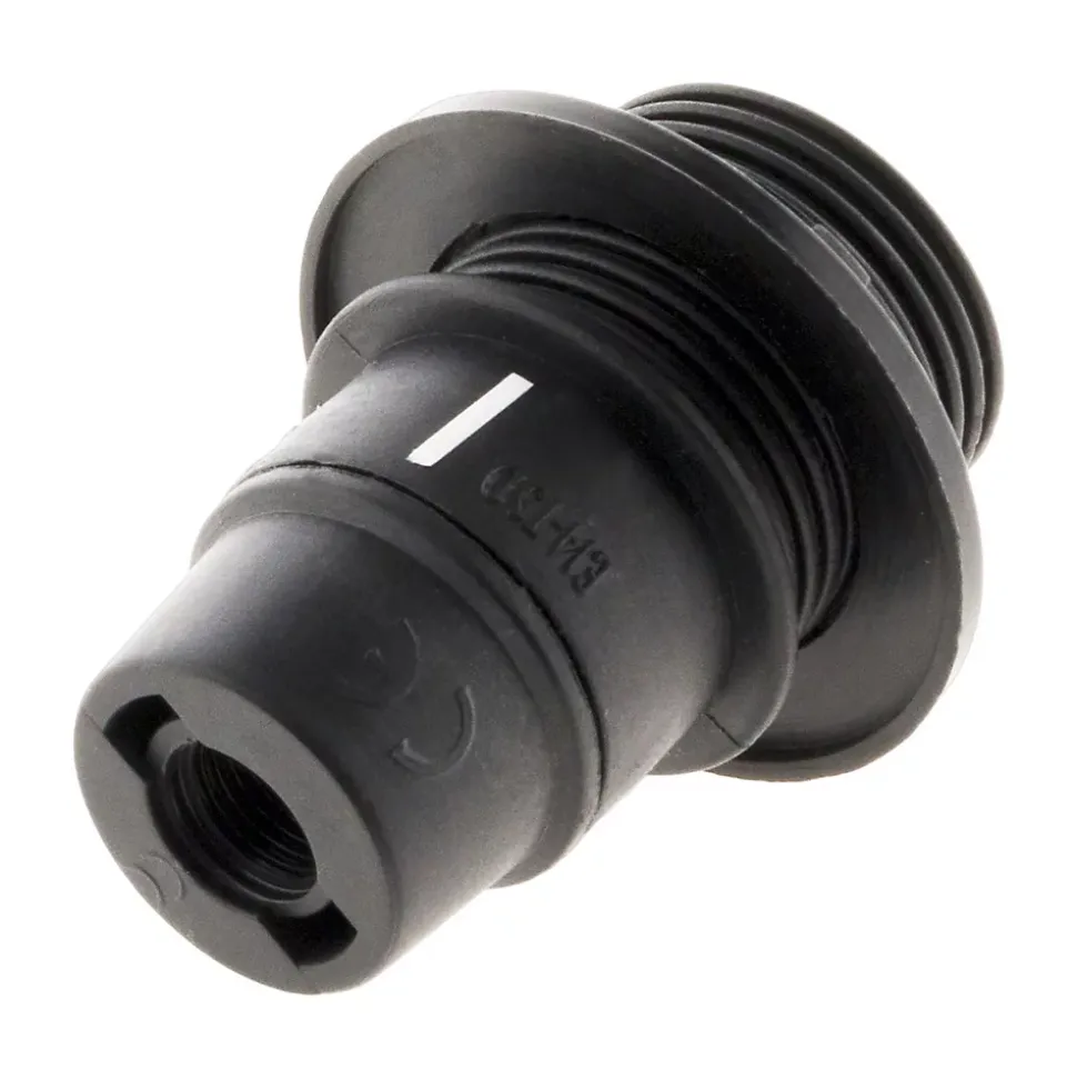 Douille E14 simple bague - Noir - Zenitech