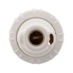 3 douilles B22 en nylon avec 1 bague - Blanc - Zenitech