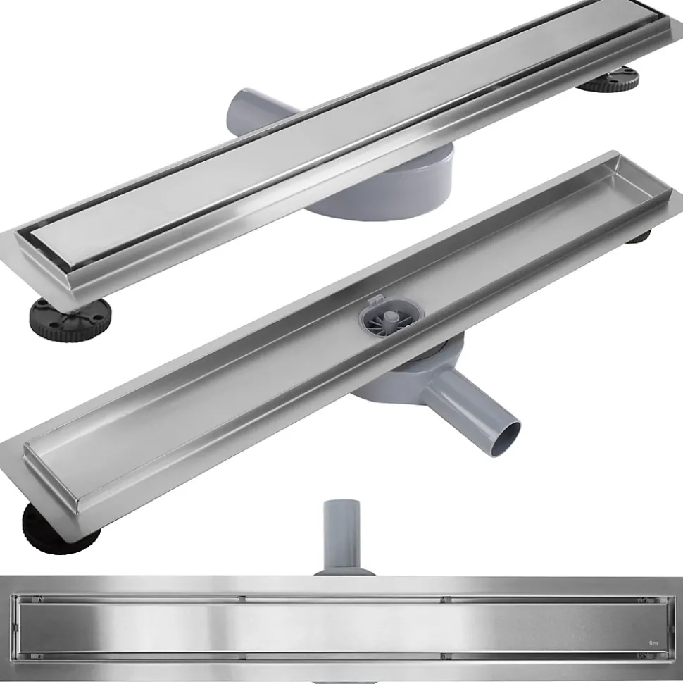 Drain Linéaire Rea Neox Pro 90 Brush Steel