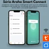Détecteur de fumée et de monoxyde de carbone Aroha Smart Connect WiFi - Batterie 10 ans - Alarme incendie et CO - 2 pièces