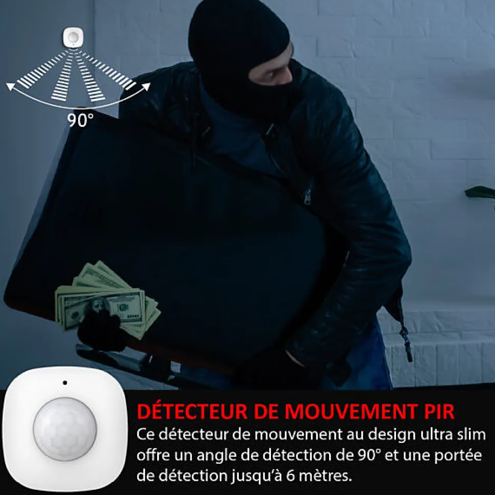 Détecteur de Mouvement pour alarme 868Mhz KYF-ALARM-009