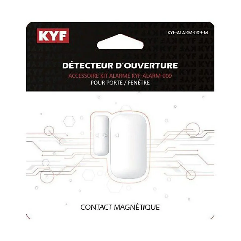 Détecteur d ouverture pour alarme 868Mhz KYF-ALARM-009