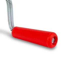 EBERTH Spirale de nettoyage de tuyaux 5m de long et 9mm de diamètre pour tuyaux à partir de 40mm tête en forme de griffe de 20mm