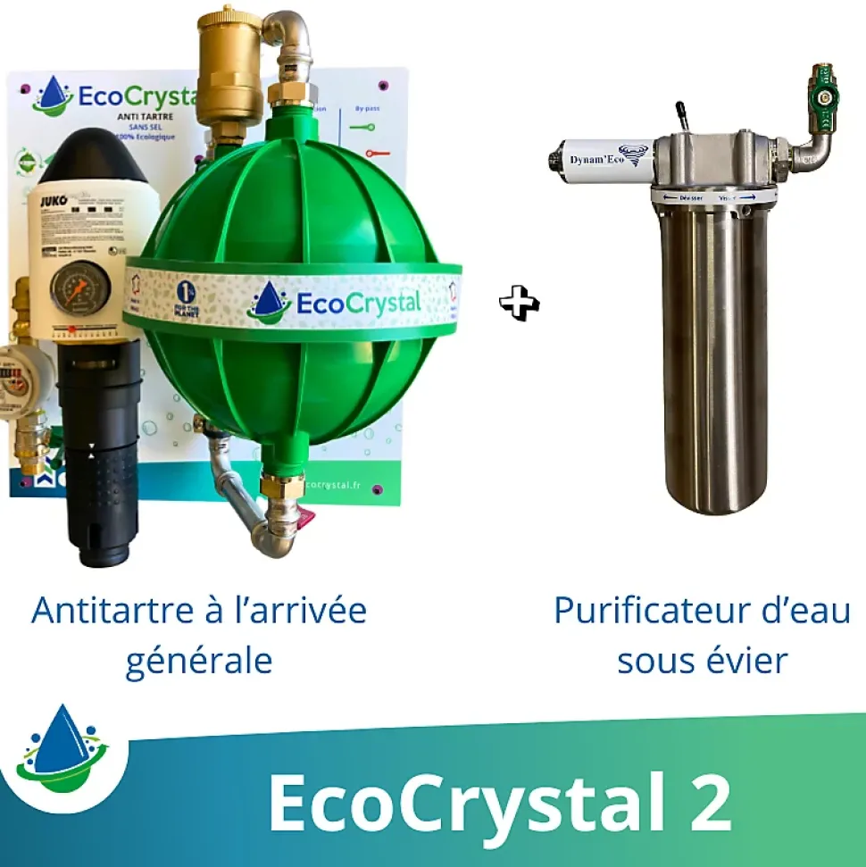 EcoCrystal 2 - l'adoucisseur d'eau sans sel