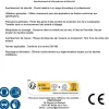 1000 Ecrous Freins Indésserrables M8 mm - DIN 980 - 8 - Zingué blanc - D-Work