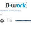 1000 Ecrous Hexagonaux Bas M4 mm - 4035 - 4 - Brut - D-Work