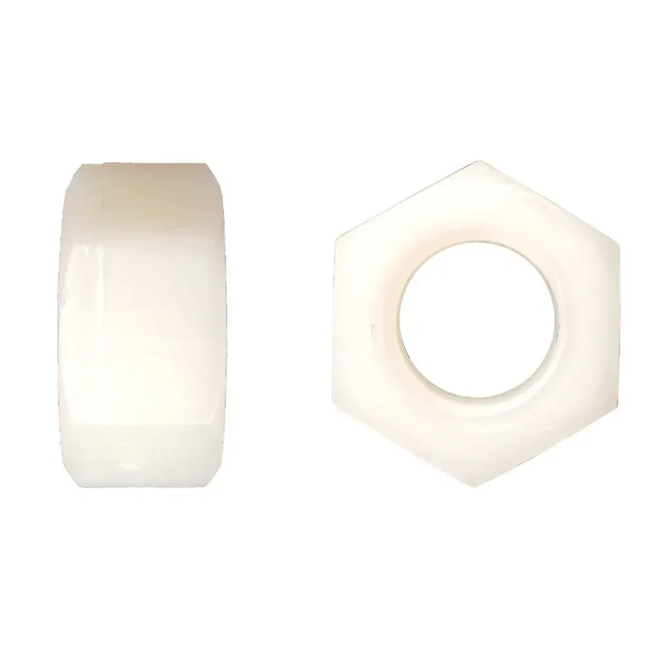 200 Ecrous Hexagonaux HU M3 mm - DIN 934 - Polyamide - D-Work