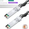 Elfcam - Câble DAC SFP+ à SFP+ 10Gb - 2m, Twinax Attache Directe, Haute Performance