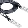 Elfcam - Câble DAC SFP+ à SFP+ 10Gb - 1m, Twinax Attache Directe, Haute Performance