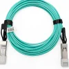 Elfcam - Câble Optique Actif SFP+ à SFP+ - 8m, AOC 10 Gbit/s OM3, Ultra Performant, Réseau Professionnels, PC