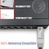 Elfcam - Câble Optique Actif SFP+ à SFP+ - 3m, AOC 10 Gbit/s OM3, Ultra Performant, Réseau Professionnels, PC