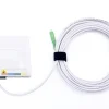 Elfcam - 50m Câble Fibre Optique SC/APC à SC/APC, Simplex Monomode 4,0mm avec PTO, Rallonge Fibre sans Perte