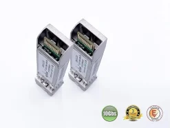 Elfcam - 2 Modules SFP+ 10 Gbps - LC/UPC Multimode OM3/OM4, 850nm DDM, 300 m, Compatibles Freebox Ultra