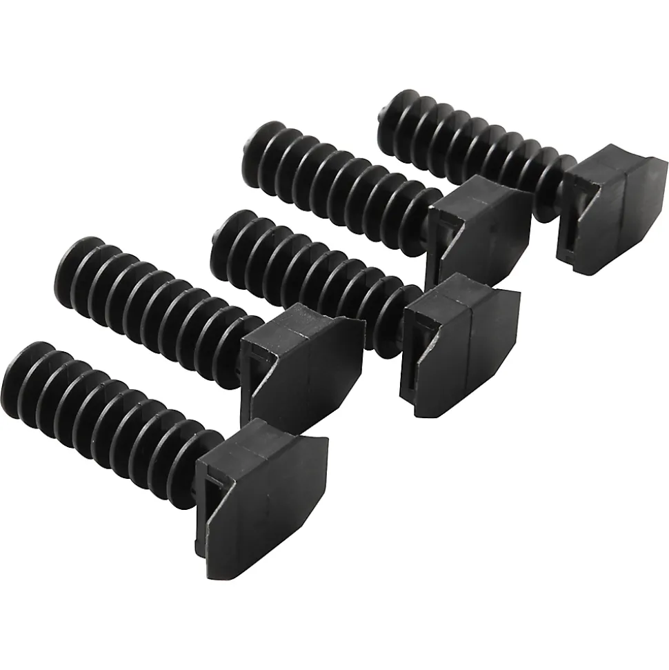 25 embases de fixation sur maçonnerie Diall pour collier de serrage 9 mm noir