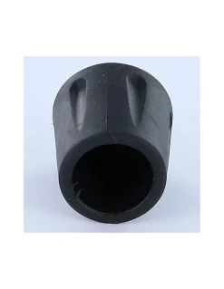 Embout rond envellopant caoutchouc vulcanisé Noir Pour Tube 8 à 9 - 30 pièces