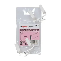 Embouts pour moulure CELIANE Déco 30 x 12,5 mm Legrand