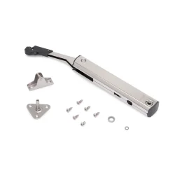 Emuca Compas pour portes levantes Altius One, Gamme de force 1440-2200, Acier, Nickelé