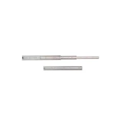 Emuca Jeu de coulisses à billes pour tiroir à sortie totale, hauteur 45mm, longueur 400mm, Acier, Zingué