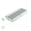 Emuca Luminaire LED rechargeable Kraz avec détecteur de mouvement, 1 W, Peint en aluminium, Plastique