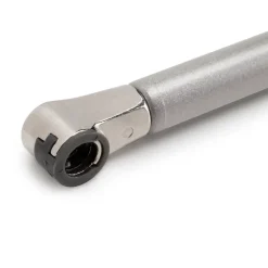 Emuca Piston de porte relevable Thin, diamètre 12mm, avec loquets, 10kg, acier et plastique, nickelé mat