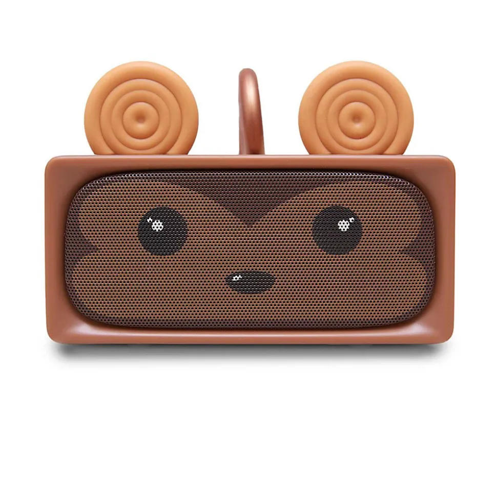 Enceinte Adorable stéréo Monkey - MOBILITY ON BOARD - Enceinte Bluetooth Monkey Marron