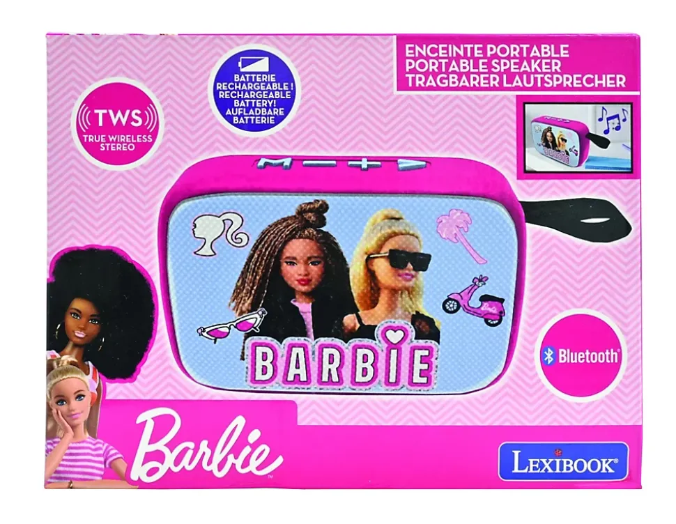 Enceinte Bluetooth portable Barbie